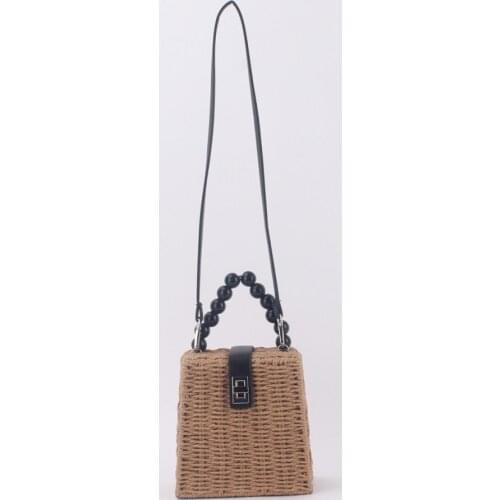 Bohemia Beach Bag Crossbody Bags Travel Tote Female Handbag Box Holiday Hand-Woven Women Straw Bag Ladies Small Shoulder Bags