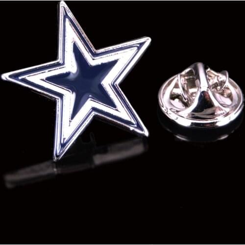 Five star Brooch brand new fashion jewelry pin mens and womens French hat shirt scarf LAPEL BADGE PIN gift