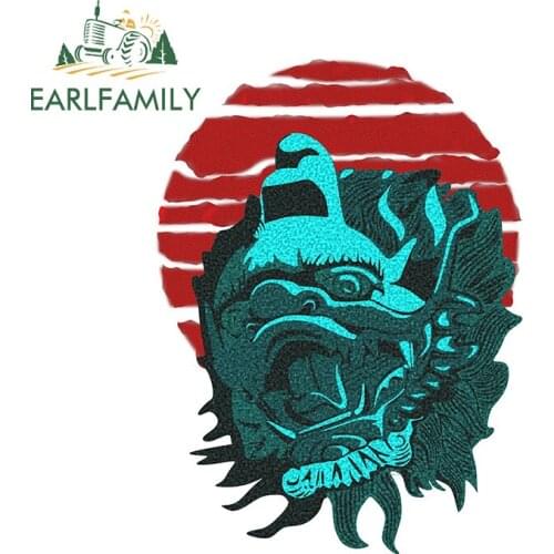 EARLFAMILY 13cm x 9.8cm for Oriental Dragon Car Sticker Truck Decal Bumper Window Fashion Fine Decoration for Vehicle VAN SUV