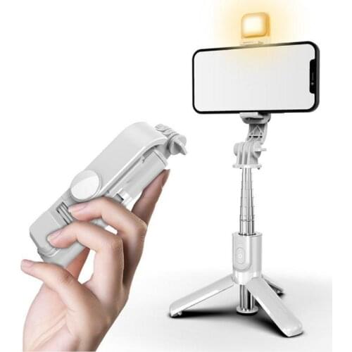 2021 NEW Wireless Bluetooth Selfie Stick With Tripod Foldable Monopods Universal For Smartphone Tripode Para Movil