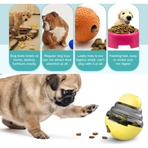 Popular roly poly dog toys pet toys pet food feeder dog training tools