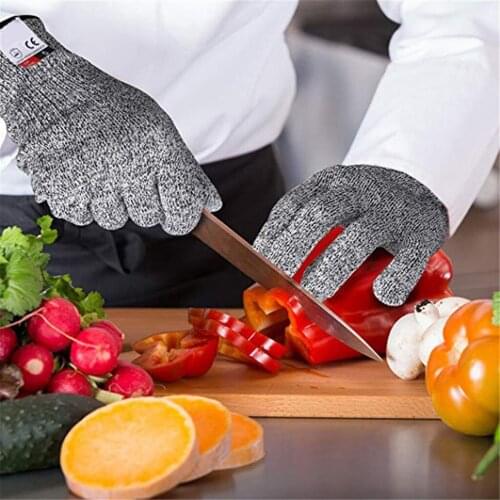Cut-resistant Level 5 Home Fishing Gloves Wear-resistant Anti-puncture Anti-skid Hunting Gloves Steel Mesh Gloves Fishing Tools