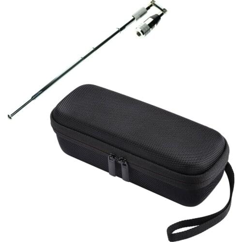 Portable Carrying Protect Pouch Protect Case + 15.2-38.5cm Foldable Extend Antenna for Garmin Astro 220 320 430 Alpha 100 50