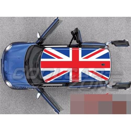 Brand New Union Jack Style Car Roof Sticker For Fini Cooper Clubman
