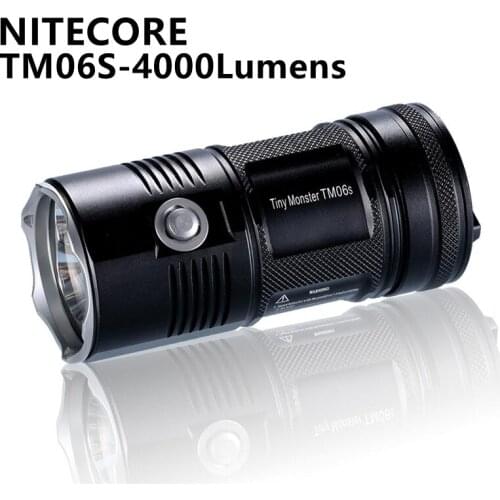 NITECORE TM06S Flashlight Hard Light Self Defense 4000 Lumens Beam Distance 359M For Torch Outdoor Camping Search