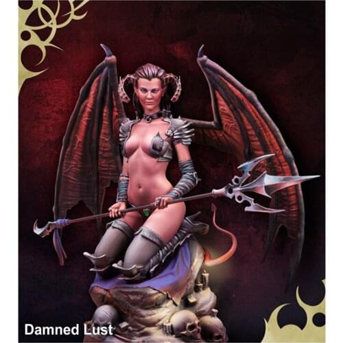 1/24 Scale Unpainted Resin Figure DAMNED LUST GK figure