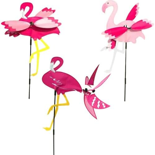 1PC Newest Colorful Garden Pinwheels Animal Windmill Spinning Pole Outdoor Decorations Garden Lawn Yard Ornament Outdoor Decor