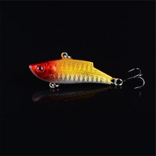 1pcs Sinking Winter Fishing VIB Fishing Lure artificial bait Vibration Winter ice Full Swimming Layer Hard Bait bass 5.5cm 11g
