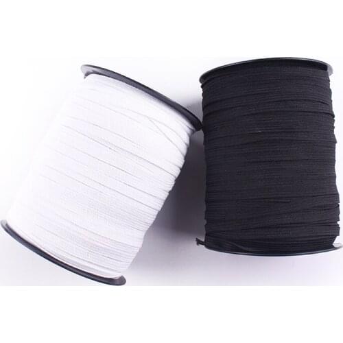 Sewing Accessories DIY 3/6 mm Elastic Bands White Black Elastic Seams Accessory Barrel Plastic Tube Packaging Sewing Rubber Band