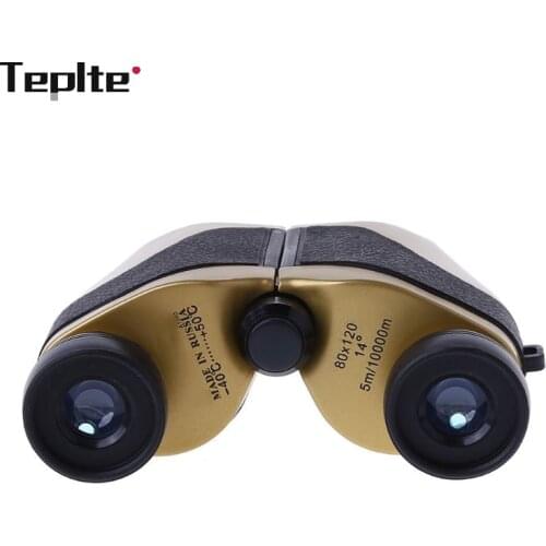 80x120 Binoculars Telescope Spotting LED Scope Optical Zoom 5m-10000M Gold New Wholesale Dropshipping