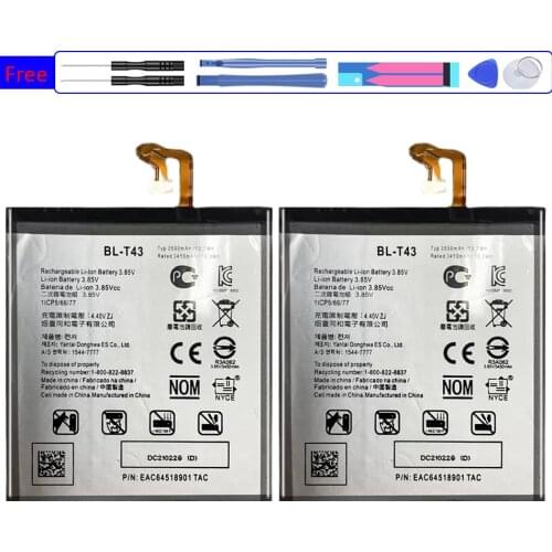 BL-T43 Battery 3550mAh For LG G8S ThinQ LM-G810 Mobile Phone Bateria