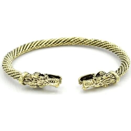 Teen Wolf Head Bracelet Jewelry Fashion Accessories Viking Bracelet Men Wristband Cuff Bracelets For Women Bangles #293058