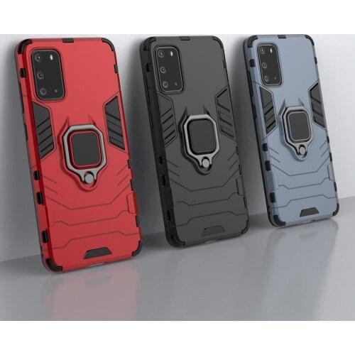 Iron Man magnetic ring bracket Phone Cover for samsung S20 ultra S10 lite S9 plus S8 note 10 pro 9 M30S M20 A90 5G A71 A51 coque