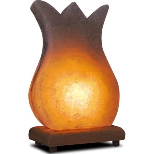 Natural Natural Rock Salt Lamp-Tulip!! * FAST DELIVERY *!! FROM TURKEY