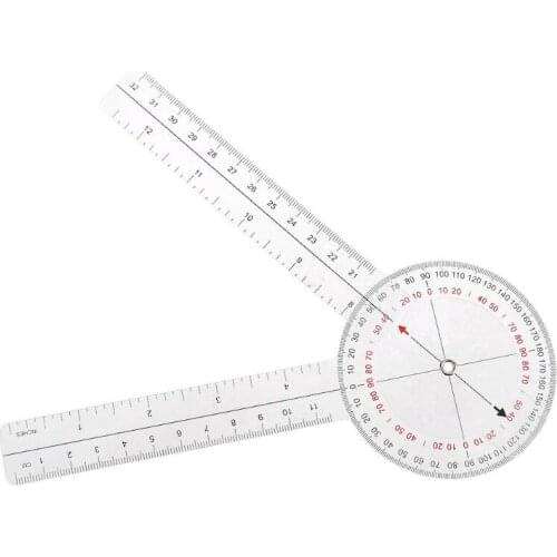Goniometer Joint Ruler Calibrated Orthopedics Angle Rule 13inch 33cm T8WE