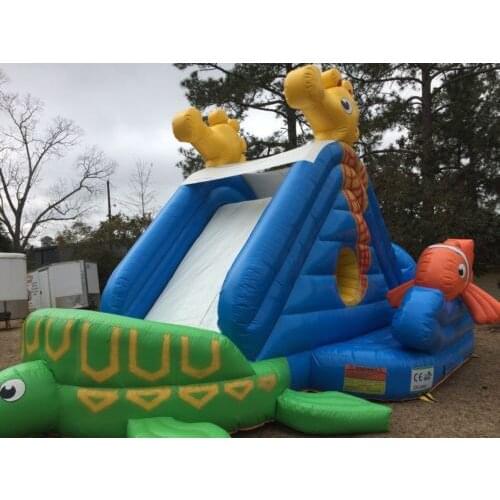 China Guangzhou) manufacturers selling inflatable slides, inflatable castles, CHA-125