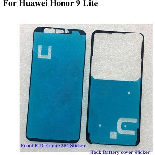 For Huawei Honor 9 Lite 9Lite Back Battery cover Sticker LCD Screen Front Frame Bezel 3M Glue Honor9 Lite Adhesive Tape