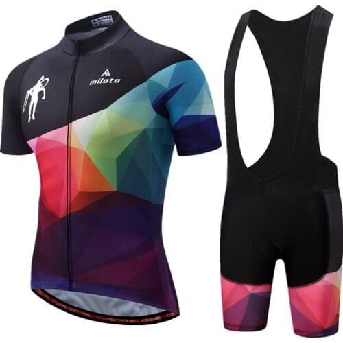 Team 2021 Cycling Jersey Sets mtb Bike Jersey Shirt Maillot Ciclismo Summer Cycling Clothing Ropa Ciclismo Bicycle Sportswear