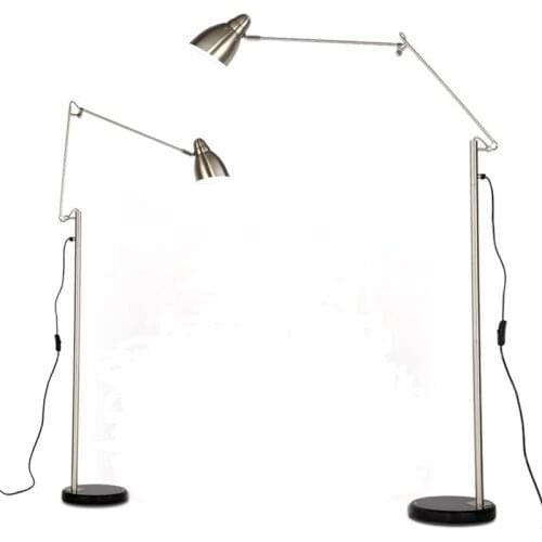 Creative American simple modern led floor lamp table lamp living room bedroom bedside study folding floor lamp