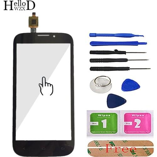 Touch Screen Glass IQ 4404 For Fly IQ4404 Touch Screen Digitizer Panel Glass Panel Sensor Len Parts Tools Adhesive