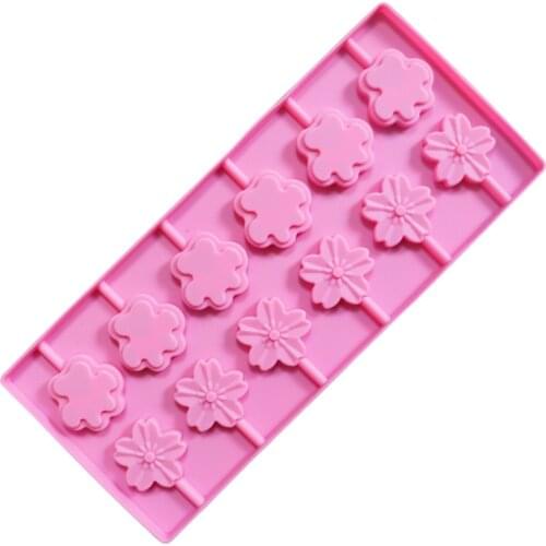 Homemade lollipop resin silicone molds, all kinds of handmade cheese sticks, cherry cats claw Christmas mold, easy to demold