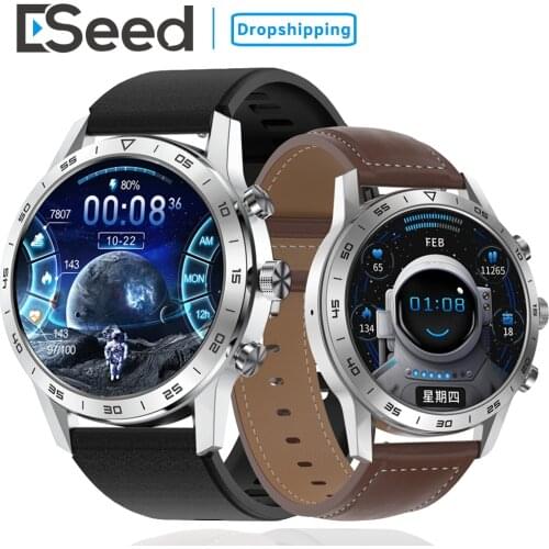 ESEED 2021 KK70 Smart Watch Men Bluetooth Call Wireless Charger ECG Rotary Button IP68 Waterproof Music Play Sport Smartwatch
