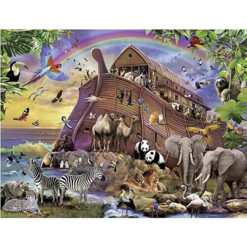 Brand new AB diamond painting 5D DIY full diamond painting animal kingdom home accessories mosaic gift