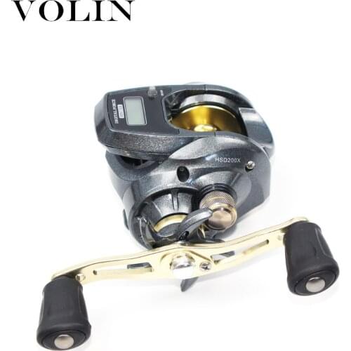 Volin 2020 NEW Digital Baitcasting Fishing Reel 10kg Magnetic Brake 18+1 BB 7.0:1 High Speed Night Fishing Saltwater Freshwater