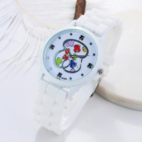 Zegarek Damski Hot New Women Fashion Watch Famous Brand Luxury Dress Quartz Watch Reloj Mujer Casual Silicone Watches relogio