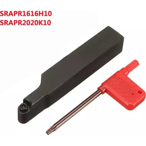 1pc Practical SRAPR1616H10 SRAPL1616H10 SRAPR2020K10 Lathe Turning Tool Boring Bar Holder Lathe Machine CNC Turning Tools