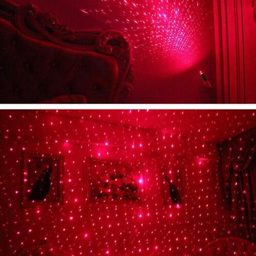 Vehemo USB Atmosphere Galaxy Lamp Projector Light High Brightness Low Power Consumption for Add Driving Fun