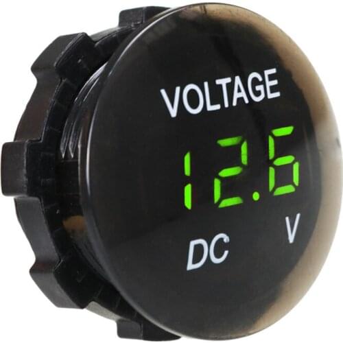 DC 12V-24V Digital Panel Voltmeter Voltage Meter Tester Led Display For Car Auto Motorcycle Boat ATV Truck Refit Accessories