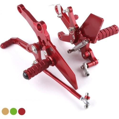 For Kawasaki Ninja 400 2018 2019 CNC Motorcycle Adjustable Rearset Footpegs Rear Sets Footrest Foot Rest Pegs Motor Accessories