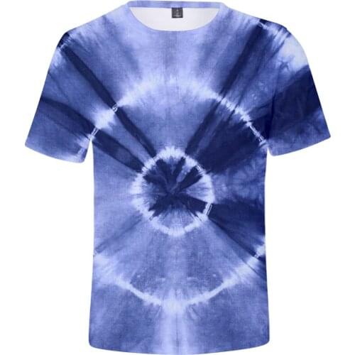 Tie Dye 3d Printed t shirt Summer Short Sleeve t-shirt Women Men Harajuku tshirt Tumblr Plus Size t shirts tops Brand Clothing