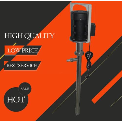 550KW 100000CPS Stainless Steel Food Grade Screw Pump 220V Barrel Pump For Shampoo/Coating/Resin/Ink