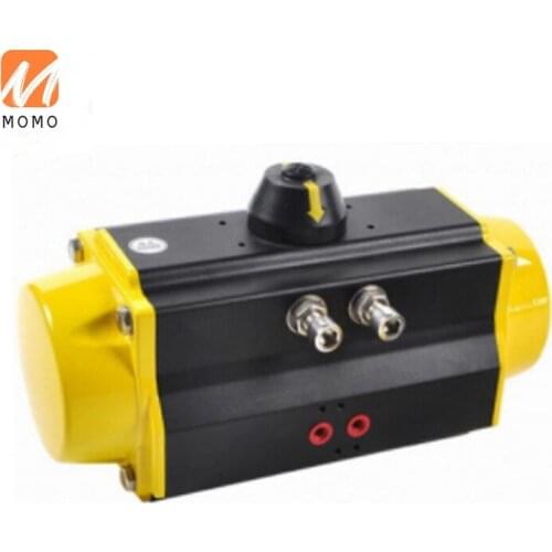 Double acting rotary actuator pneumatic / quarter turn ball valve spring return pneumatic actuator