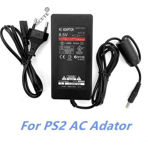 EU Plug AC 100~240V Adapter Power Supply Charger Cord DC 8.5V 5.6A Adaptor For Sony PS2 Playstation Slim 70000 Series New