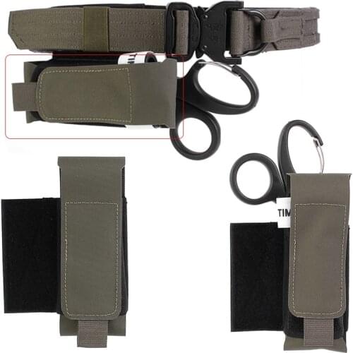 Outdoor sports TQS First Aid Medical Trauma Scissors Bag Tactical Belt Mount Accessory Bag