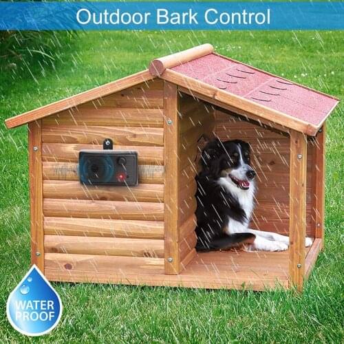 Ultrasonic Safe Dog Bark Deterrent Waterproof Effective Anti Barking Device Control Range Up To 15M Dog Training Device