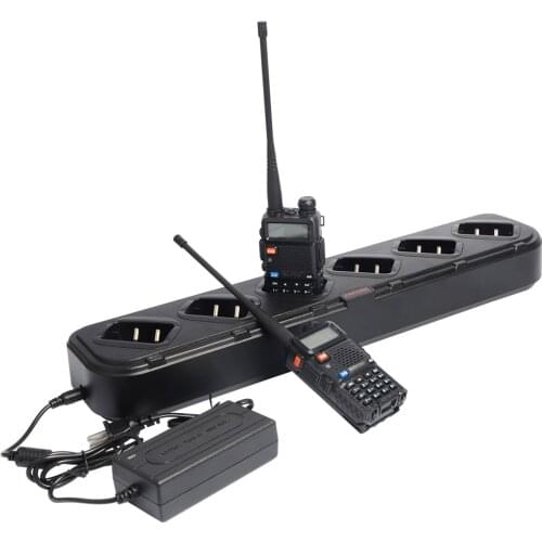 Walkie talkie Six seats Charger for baofeng UV5R UV82 888S 9R Multiple models two way radio Charger