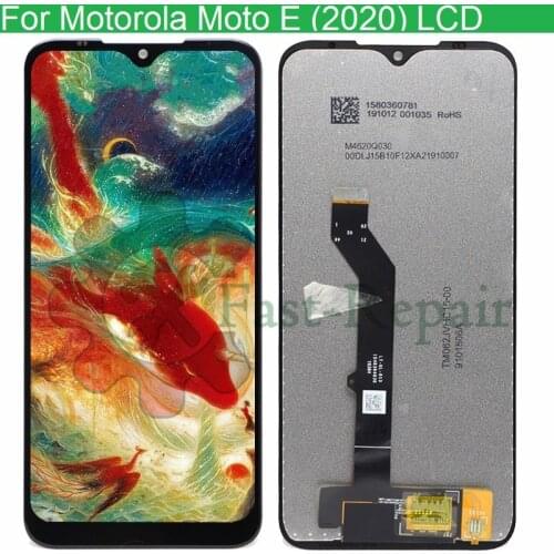 6.2" For Motorola Moto E 2020 XT2052 LCD Display Touch screen Display Digiziter Assembly For Motorola Moto E7 LCD E2020 Display