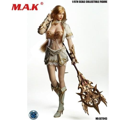 1/6 COSPLAY SET043 Fairy Elf Head Sculpt include Replace ears For 12" Pale Big Chest Body Doll