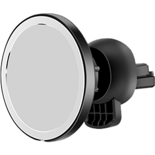 2021 Magnetic Car Phone Holder Stand For MagSafe Charger Metal Air Vent Holder In Car GPS Mount Holder Mobile Phone Accessories