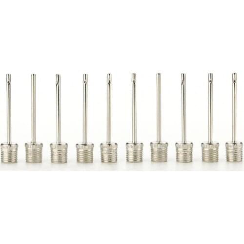 5Pcs Ball Pump Needle For Football Basketball Soccer Inflatable Air Valve Adaptor 4cm Stainless Steel Standard Adapters