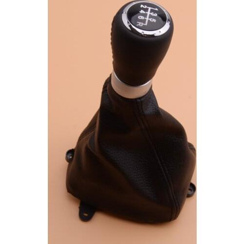 6 Speed Gear Shift Stick Gaiter Boot Dust Proof Cover With Knob Fit For Honda Accord MK8 2008-2014