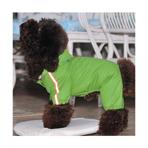 High quality pet dog cat rain jackets clothes doggy waterproof jumpsuits costume puppy raincaot clothing dogs rompers XXS-XXL