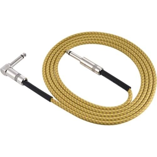 Guitar Cable Instrument Cable Electric Guitar AMP Cord 6.35mm 1/4 Inch TS Cable For Guitar Bass Mandolin Keyboard Pro Audio