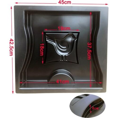 Villa Garden Simulation Stone Bird Chair Bench Leg Mold Cement Concrete Mould M68E