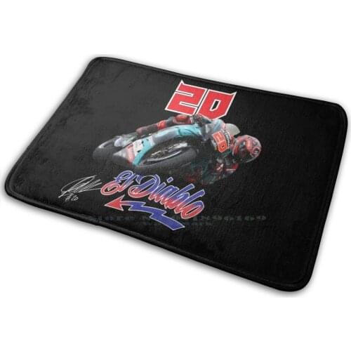 Mat Rug Carpet Anti-Slip Bedroom Entrance Door Mat Quartararo Fabio Motorcycle 20 Rider Gp Racing Racer El 20 France Motorbike