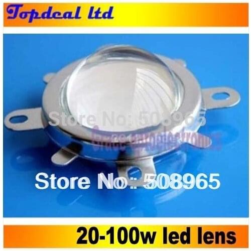 44mm Lens + Reflector Collimator + Fixed bracket For 20W 30W 50W 70W 100W LED bulb light Bead Chip